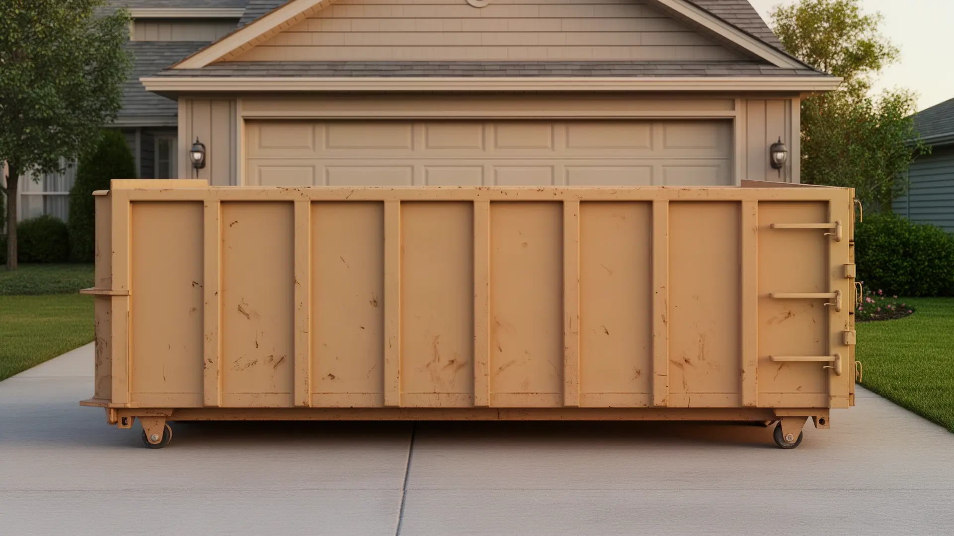 Roll-off dumpster from Walker's Wayne Dumpster Rental in Wayne, PA